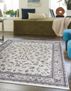 Antalya Collection Area Rug - Kemer Rectangle Ivory  lifestyle 11