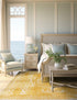 Dover Terrace Collection Area Rug -  Lagoon (Yellow)