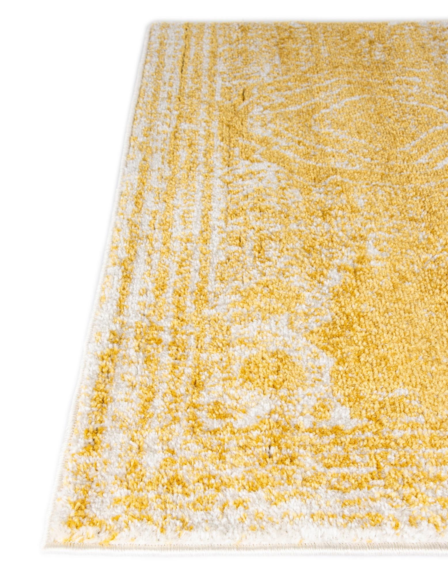 Dover Terrace Collection Area Rug -  Lagoon (Yellow)