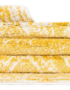 Dover Terrace Collection Area Rug -  Lagoon (Yellow) Square Yellow  lifestyle 25