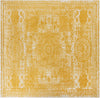 Dover Terrace Collection Area Rug -  Lagoon (Yellow) Square Yellow Main