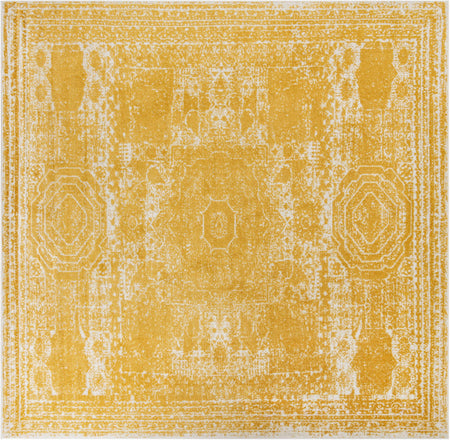 Dover Terrace Collection Area Rug -  Lagoon (Yellow)