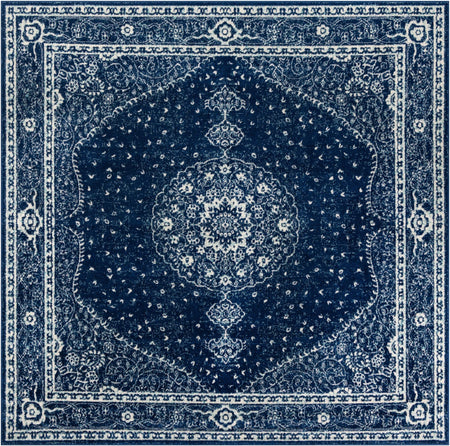 Dover Terrace Collection Area Rug - Marina (Navy Blue)