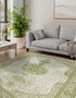 Dover Terrace Collection Area Rug - Marina (Green)