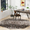 Riviera Elegance Collection Area Rug -  Eze Octagon Brown  lifestyle 34