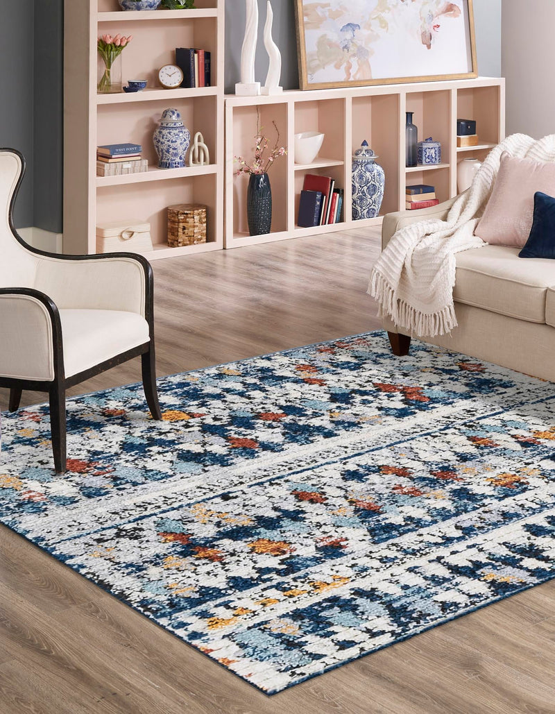 Tangier Treasures Collection Area Rug -  Marrakech Square Multi  lifestyle 53