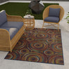 Coastal Terrace Collection Area Rug -  Lagoon Rectangle Multi  lifestyle 15