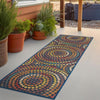 Coastal Terrace Collection Area Rug -  Lagoon Runner Multi  lifestyle 64