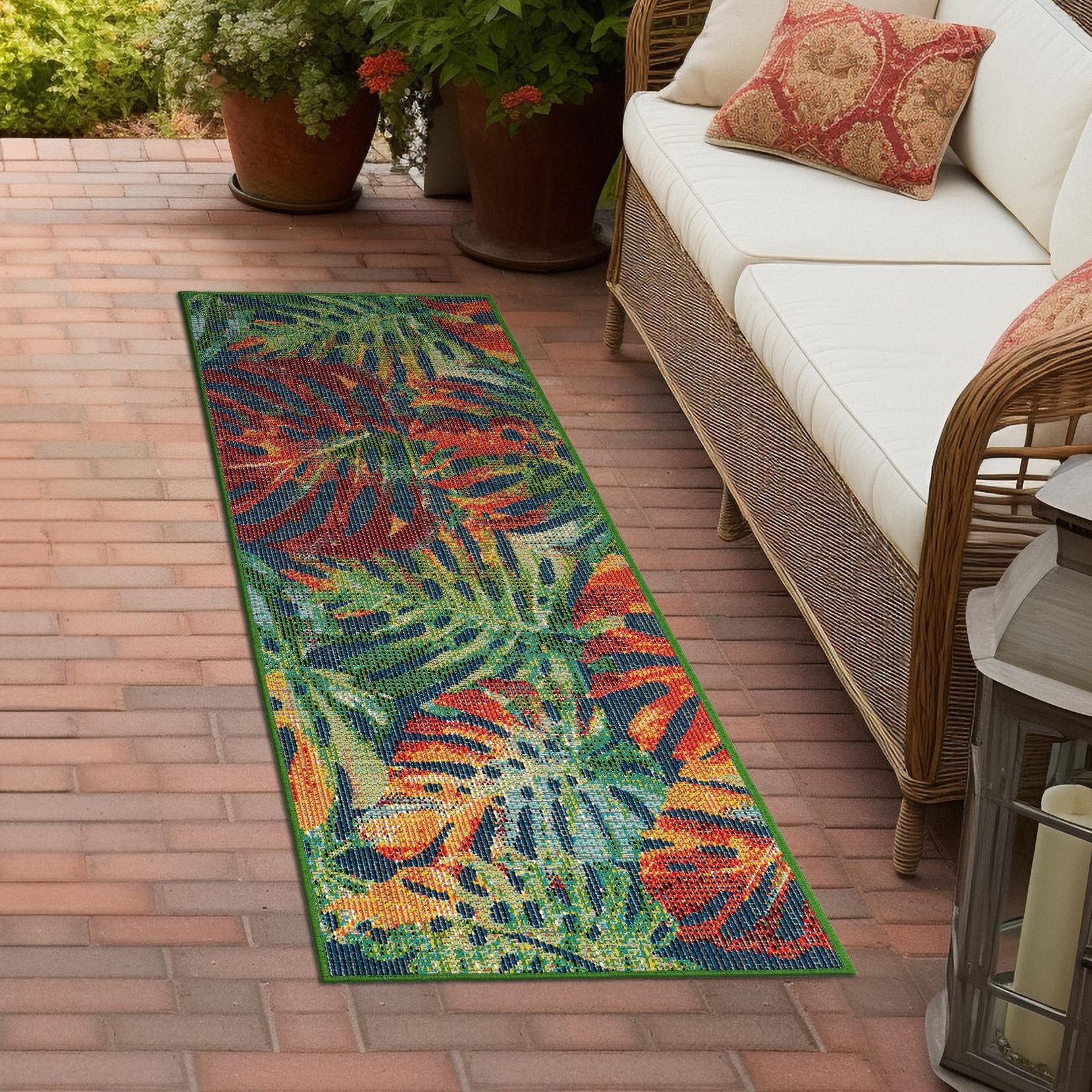 Coastal Terrace Collection Area Rug -  Pier