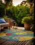 Coastal Terrace Collection Area Rug -  Cove