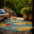 Coastal Terrace Collection Area Rug -  Cove