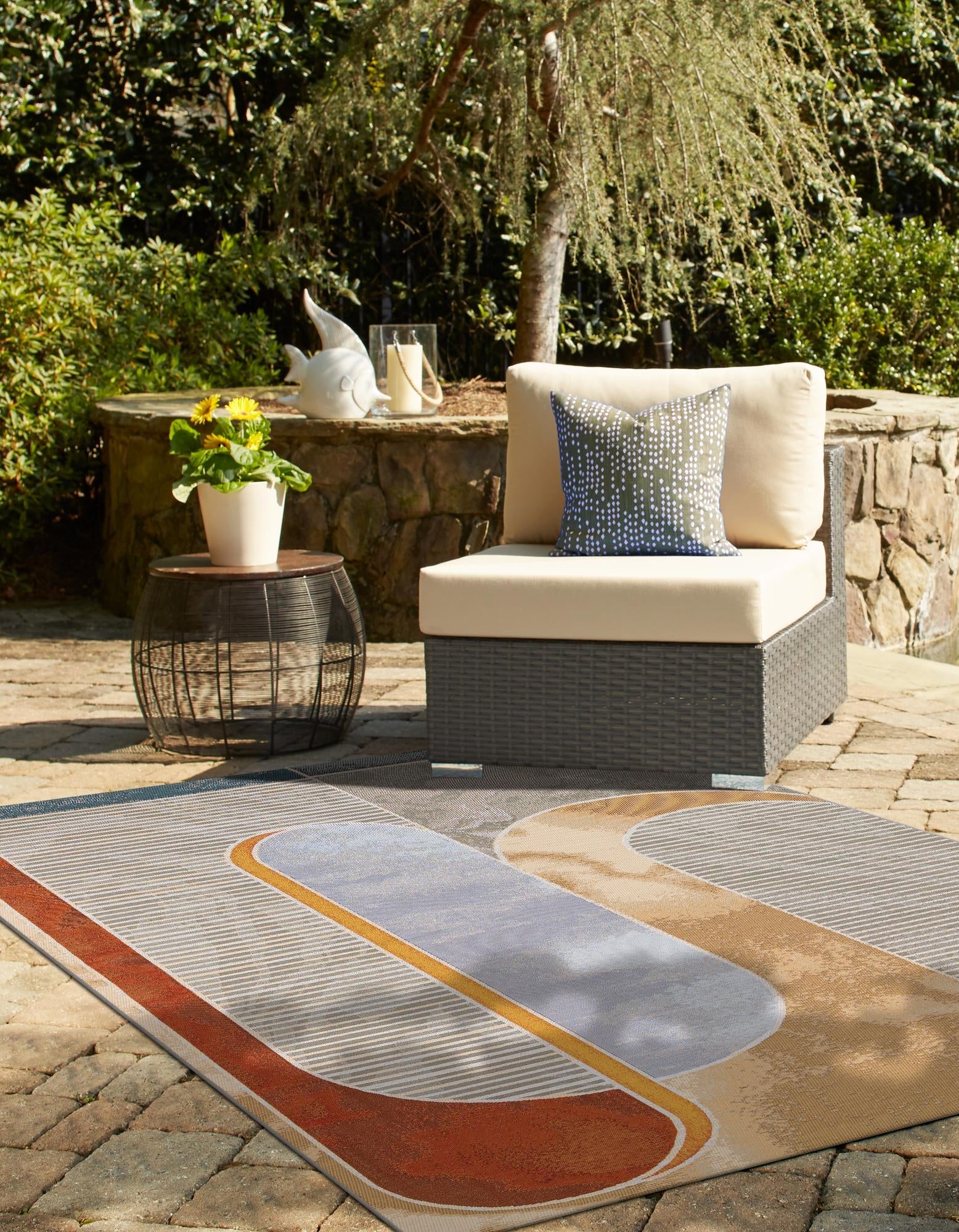 Urban Terrace Collection Area Rug -  Deck