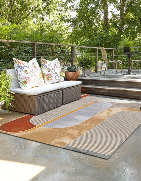 Urban Terrace Collection Area Rug -  Deck