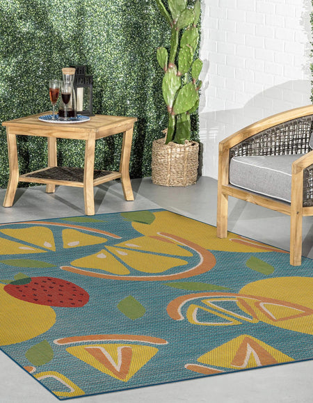 Coastal Terrace Collection Area Rug -  Cove