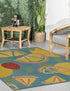 Coastal Terrace Collection Area Rug -  Cove