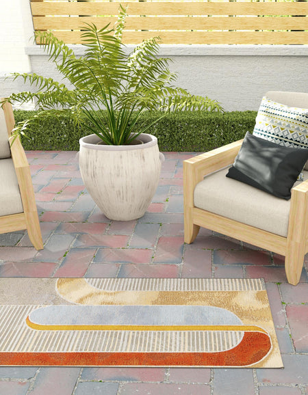 Urban Terrace Collection Area Rug -  Deck