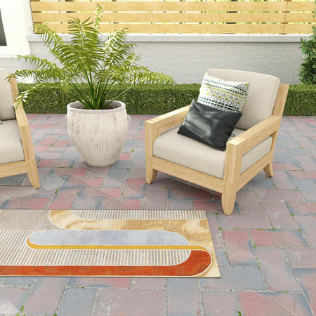 Urban Terrace Collection Area Rug -  Deck