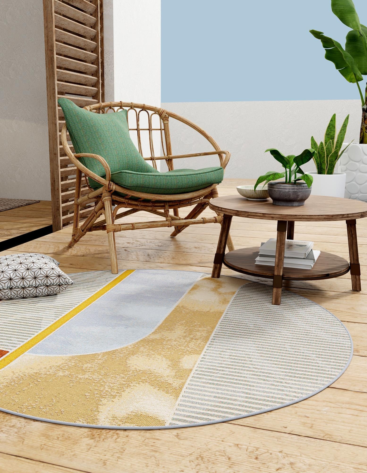 Urban Terrace Collection Area Rug -  Deck