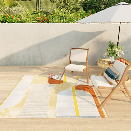 Urban Terrace Collection Area Rug -  Deck