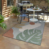 Coastal Terrace Collection Area Rug -  Boardwalk Rectangle Blue  lifestyle 14