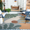 Coastal Terrace Collection Area Rug -  Boardwalk Square Blue  lifestyle 60