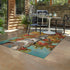 Seaside Blooms Collection Area Rug - Eden