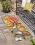 Seaside Blooms Collection Area Rug - Eden