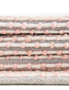 Coastal Haven Striped Jute Collection Area Rug - Marina Rectangle Pink and Gray  lifestyle 28