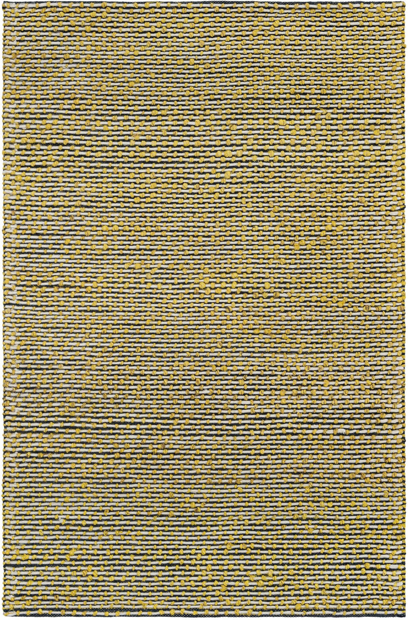 Coastal Haven Striped Jute Collection Area Rug - Marina Rectangle Yellow and Navy Main