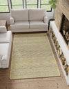 Coastal Haven Striped Jute Collection Area Rug - Marina Rectangle Yellow and Navy  lifestyle 3