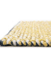 Coastal Haven Striped Jute Collection Area Rug - Marina Rectangle Yellow and Navy  lifestyle 13