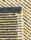 Coastal Haven Striped Jute Collection Area Rug - Marina Rectangle Yellow and Navy  lifestyle 17