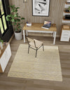 Coastal Haven Striped Jute Collection Area Rug - Marina Square Yellow and Navy  lifestyle 39