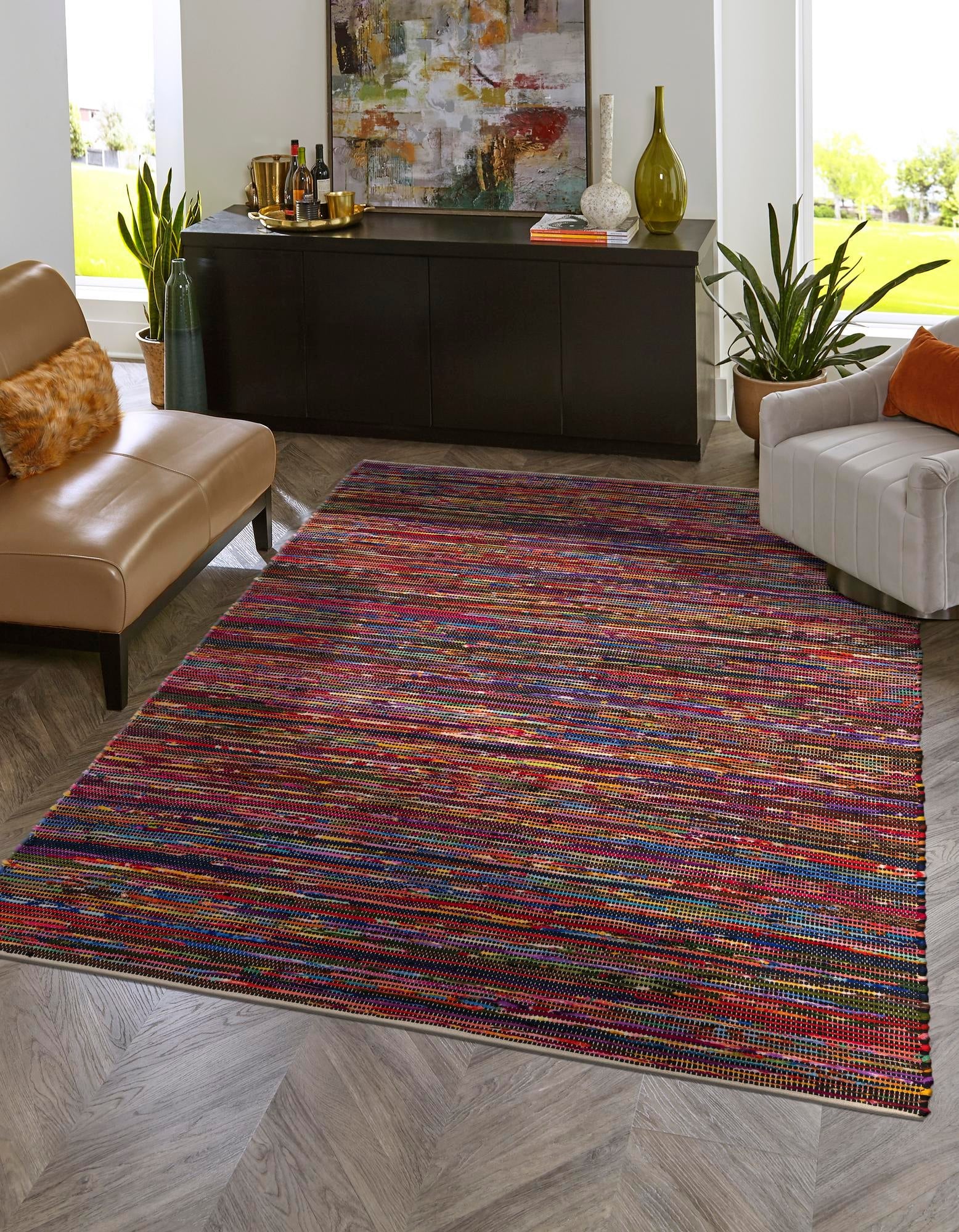 Thar Cotton Collection Area Rug - Alleppey