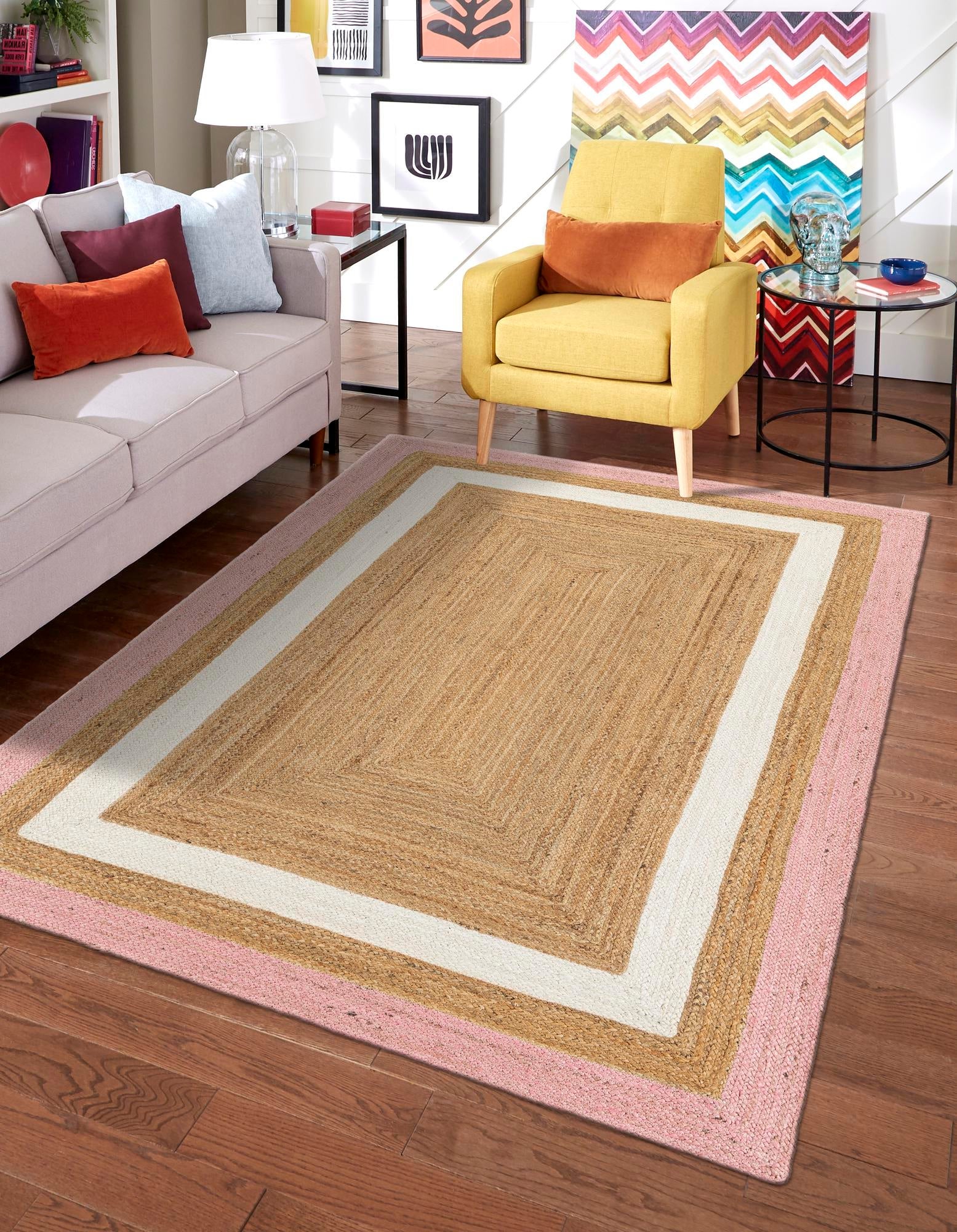 Woven Seaside Jute Collection Area Rug - Nantucket