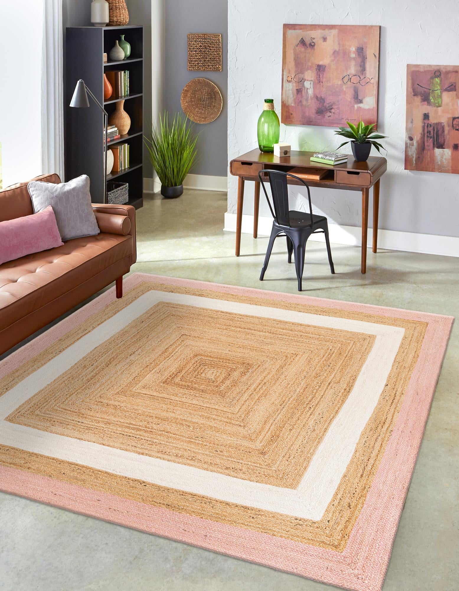 Woven Seaside Jute Collection Area Rug - Nantucket