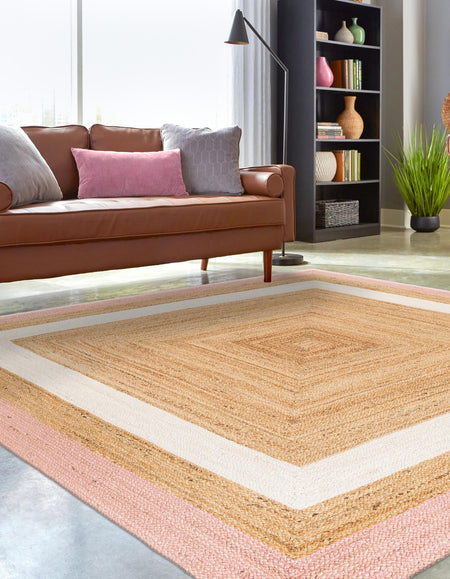 Woven Seaside Jute Collection Area Rug - Nantucket