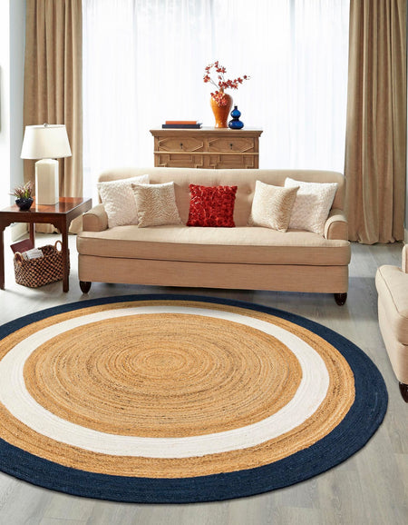 Woven Seaside Jute Collection Area Rug - Nantucket