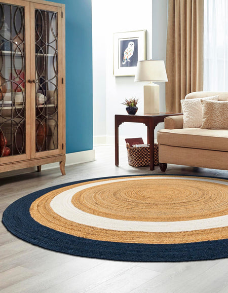 Woven Seaside Jute Collection Area Rug - Nantucket