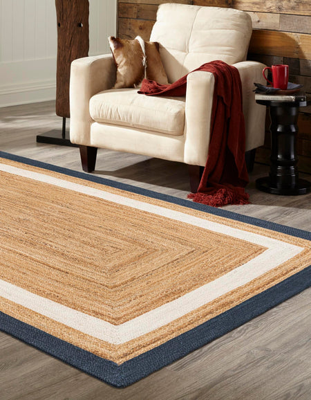 Woven Seaside Jute Collection Area Rug - Nantucket