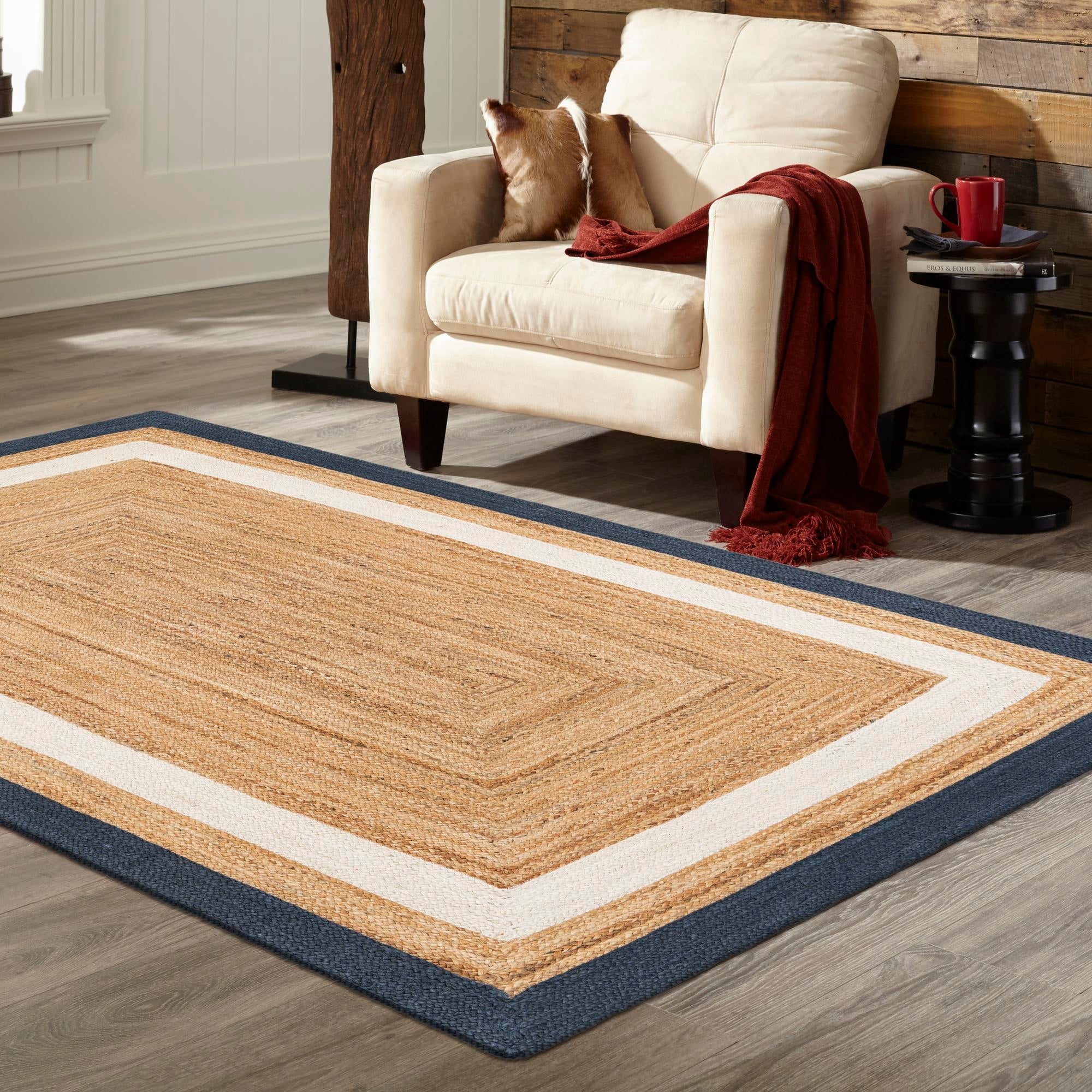 Woven Seaside Jute Collection Area Rug - Nantucket