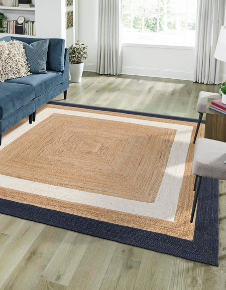 Woven Seaside Jute Collection Area Rug - Nantucket