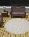 Savannah Escape Collection Area Rug - Mara Round Khaki  lifestyle 102