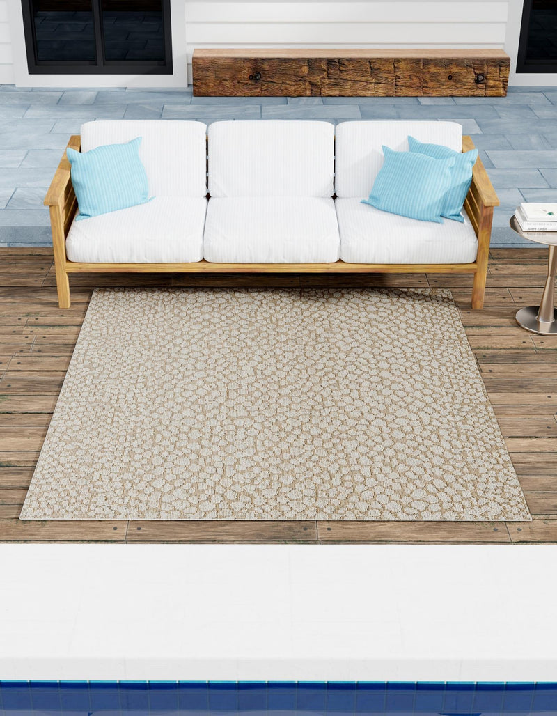 Savannah Escape Collection Area Rug - Mara Square Khaki  lifestyle 91