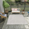 Savannah Escape Collection Area Rug - Mara Square Light Gray  lifestyle 175