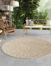 Savannah Escape Collection Area Rug - Mara Round Beige  lifestyle 96