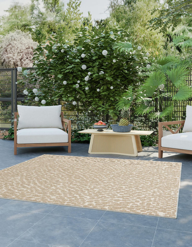 Savannah Escape Collection Area Rug - Mara Square Beige  lifestyle 97