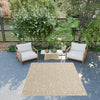 Savannah Escape Collection Area Rug - Mara Square Beige  lifestyle 177