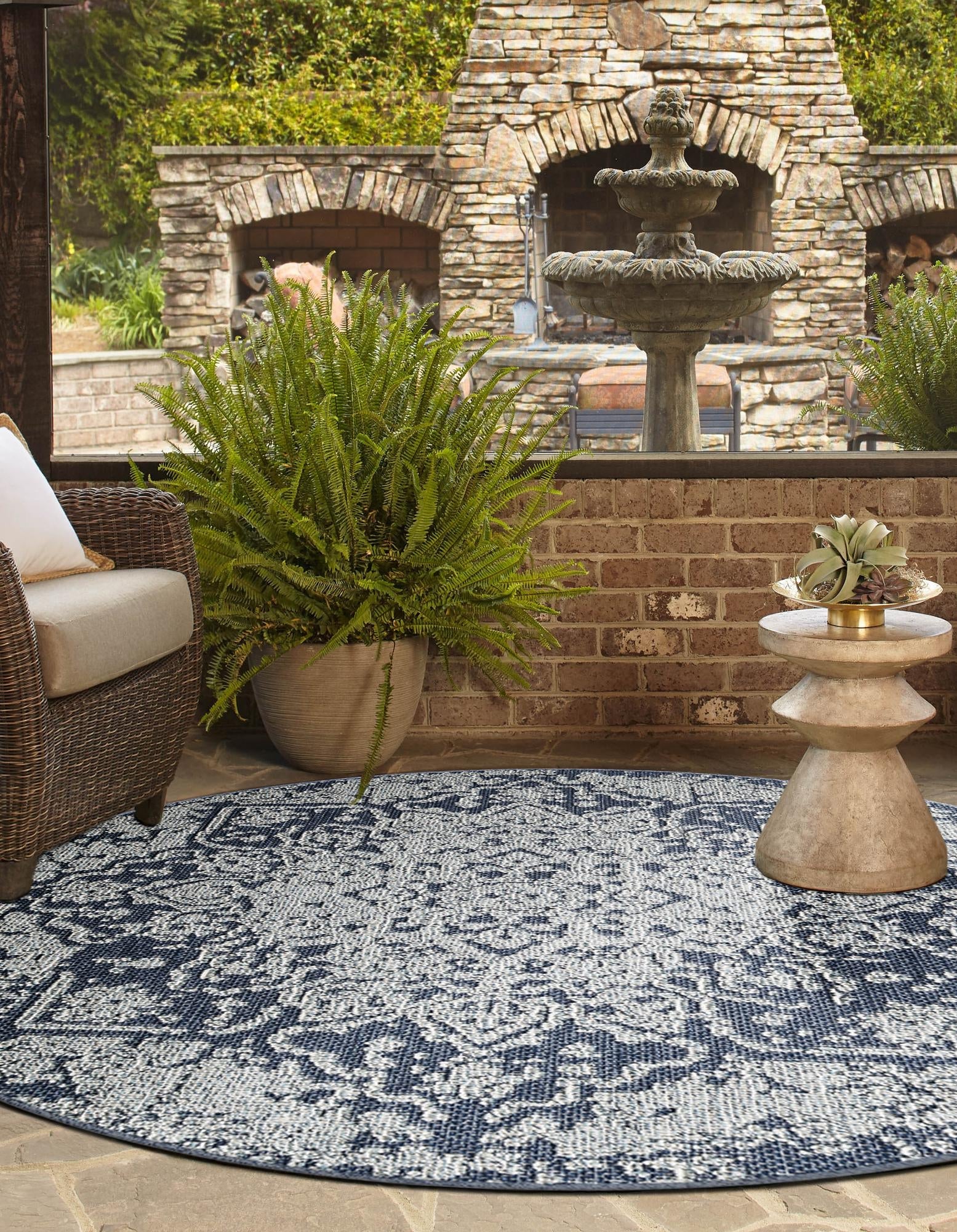 Patio Heritage Collection Area Rug - Santorini