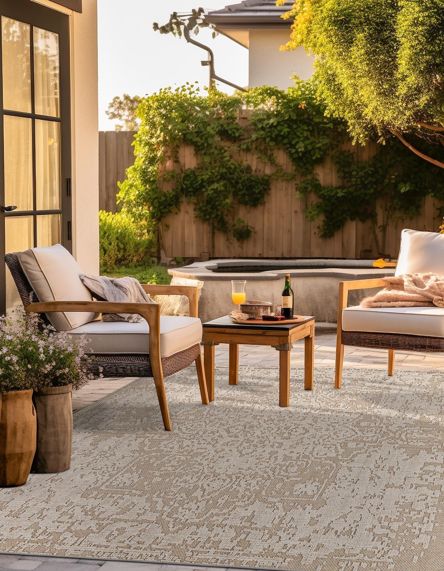 Patio Heritage Collection Area Rug - Santorini